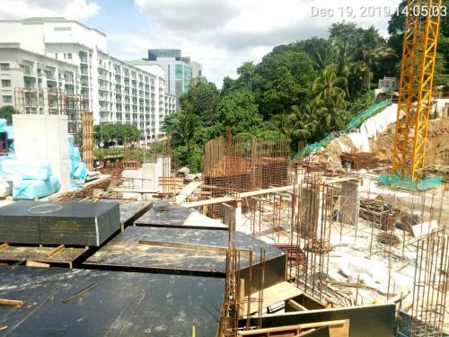 View of designated kawasan lapang reserve  10 Semantan on the left