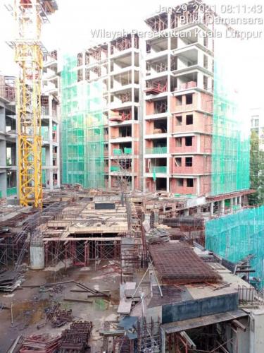 Block B - View from the main entrance.