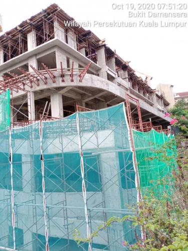 Block B - view from Jalan Bukit Ledang.