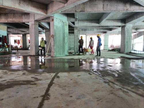 Cleaning and clearing activities for completed sections.