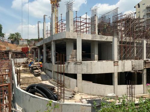 LG 2 to LG1  – Ramp work in progress