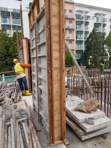 MIVEN form for better wall finish.