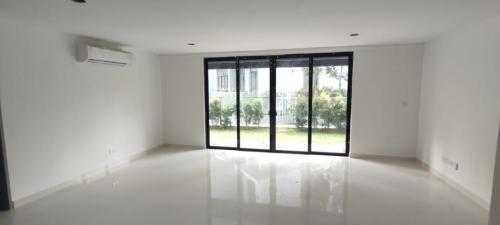 Block B - view of living room with mechanical and electrical items installed. 