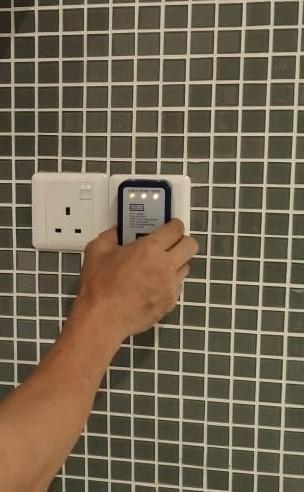 Block B - Electrical power points testing.