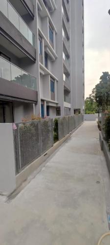 Courtyard walkway completed. 