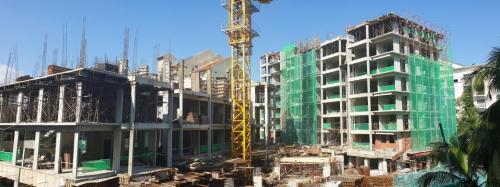 Overall view of Block A and Block B.