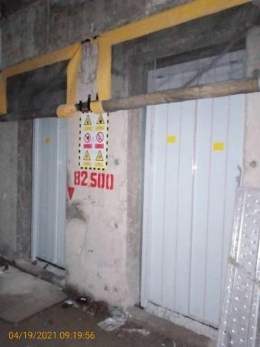 Block A-Lift works in progress. 