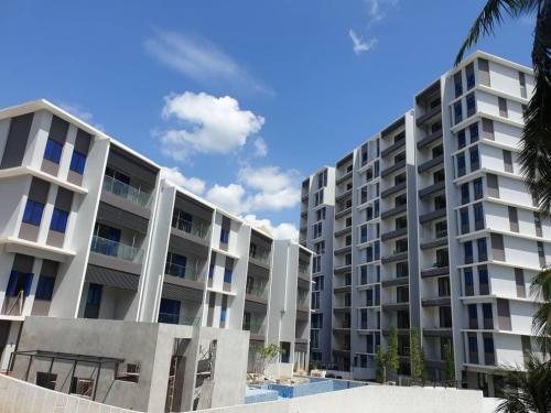 Block A & B - View from main entrance.