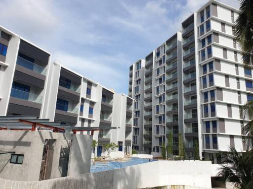 Block A & B - View from main entrance.