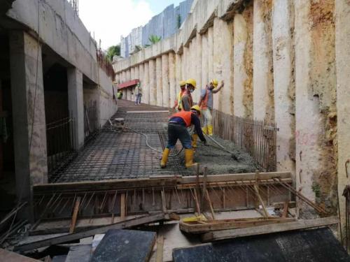 LG1 -  concreting of ramp